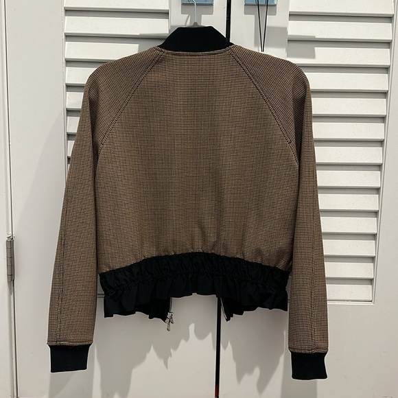 3.1 Phillip Lim Houndstooth Track Jacket - Picture 2 of 7